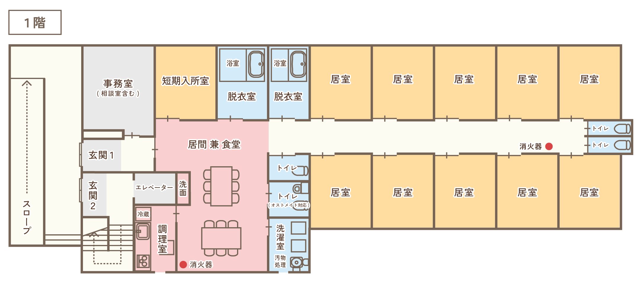 1階フロアマップ