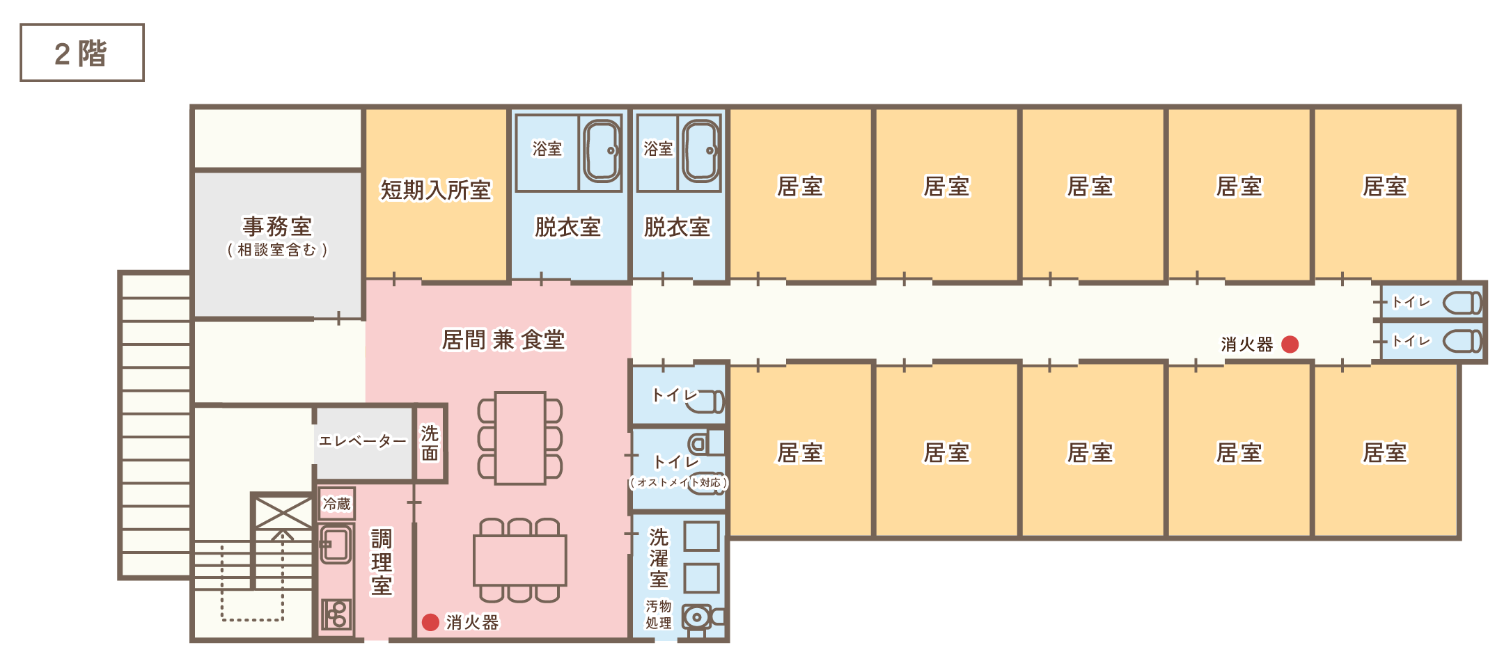 2階フロアマップ